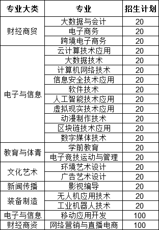 江西软件职业技术大学单招